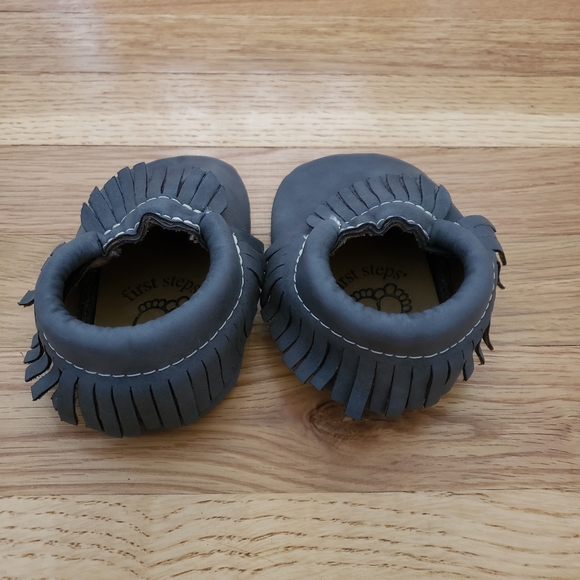 First Steps Baby Walker Moccasins - Picture 2 of 2